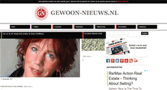 Desktop Screenshot of gewoon-nieuws.nl