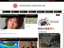 Tablet Screenshot of gewoon-nieuws.nl